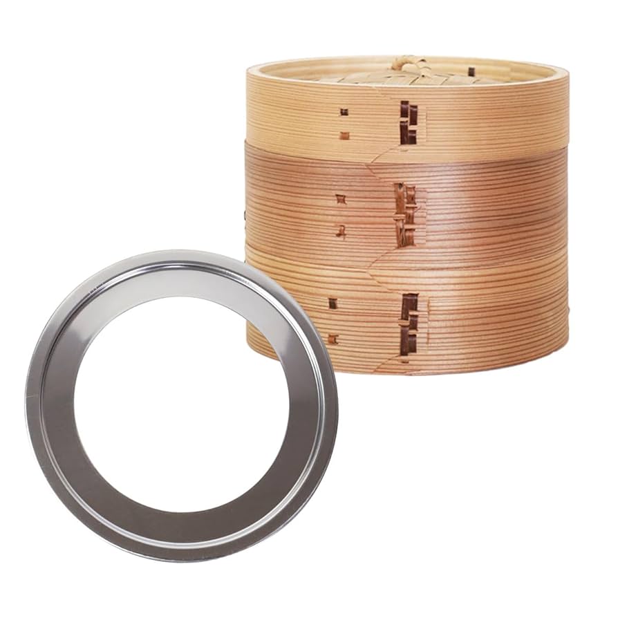 杉上蒸籠２４センチ２段・蒸し板セット 杉上蒸籠24センチ2段・蒸し板セット 照宝杉上製せいろ二